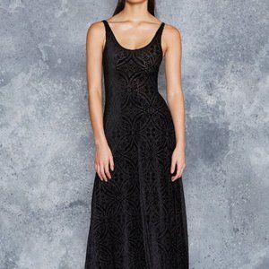 BURNED VELVET MAXI DRESS | LIMITED | BLACKMILK | S